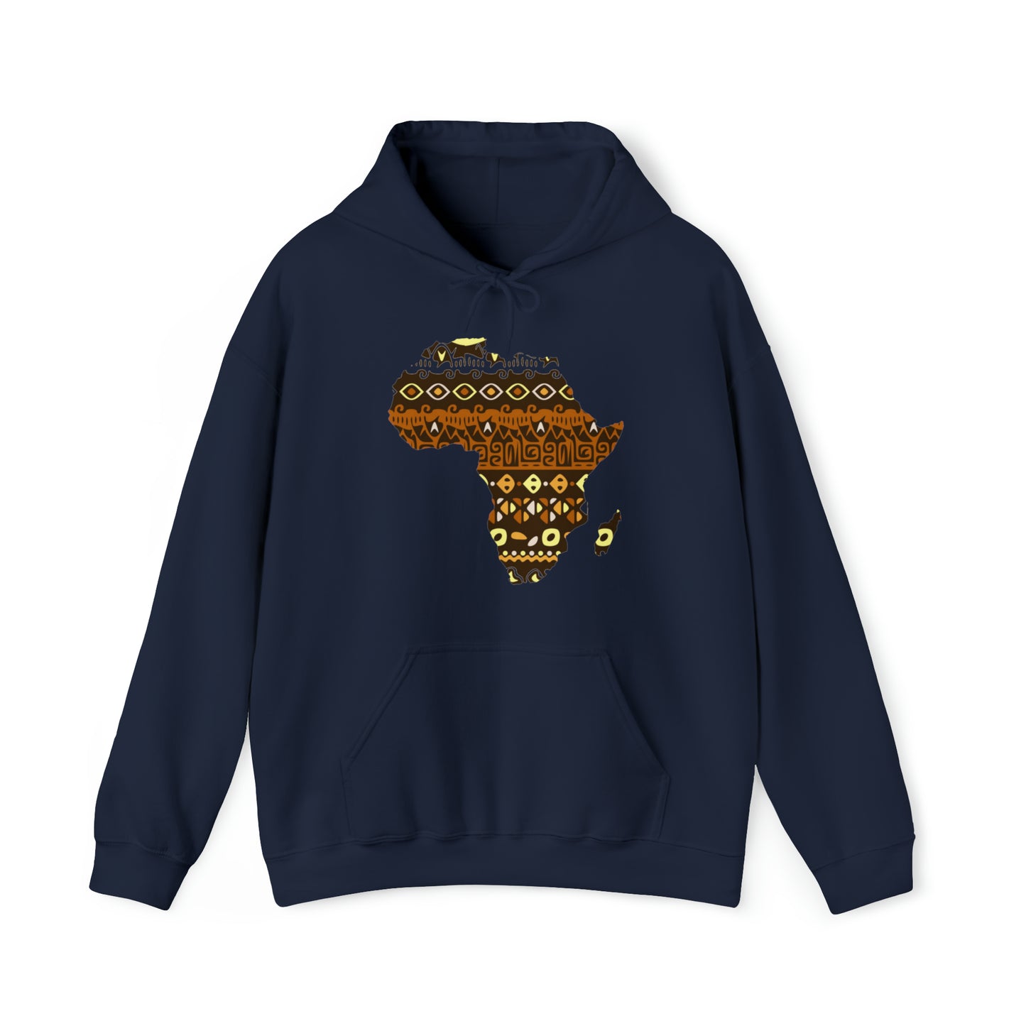 Sahara African Print Map Unisex Hoodie Sweatshirt
