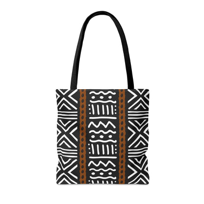 Zena Mud Cloth Print Tote Bag