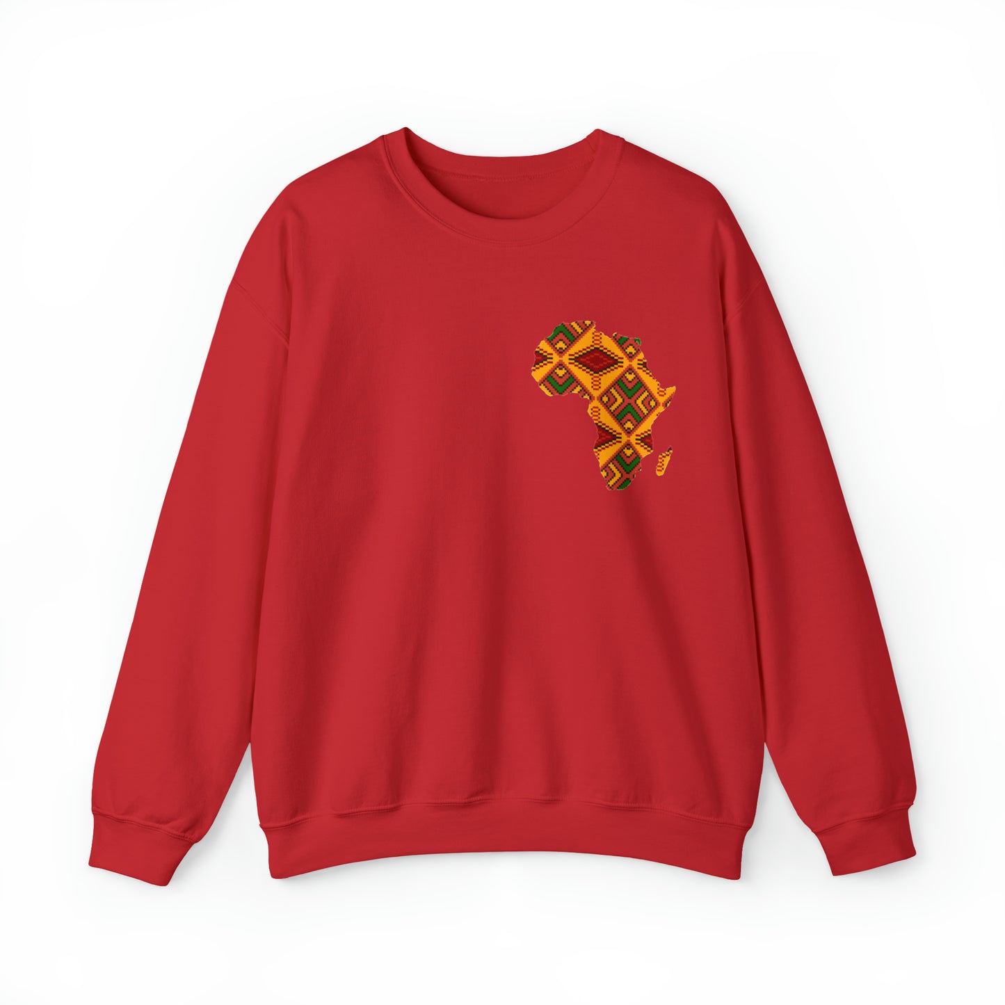 Sahara African Print Map Crest Unisex Sweatshirt