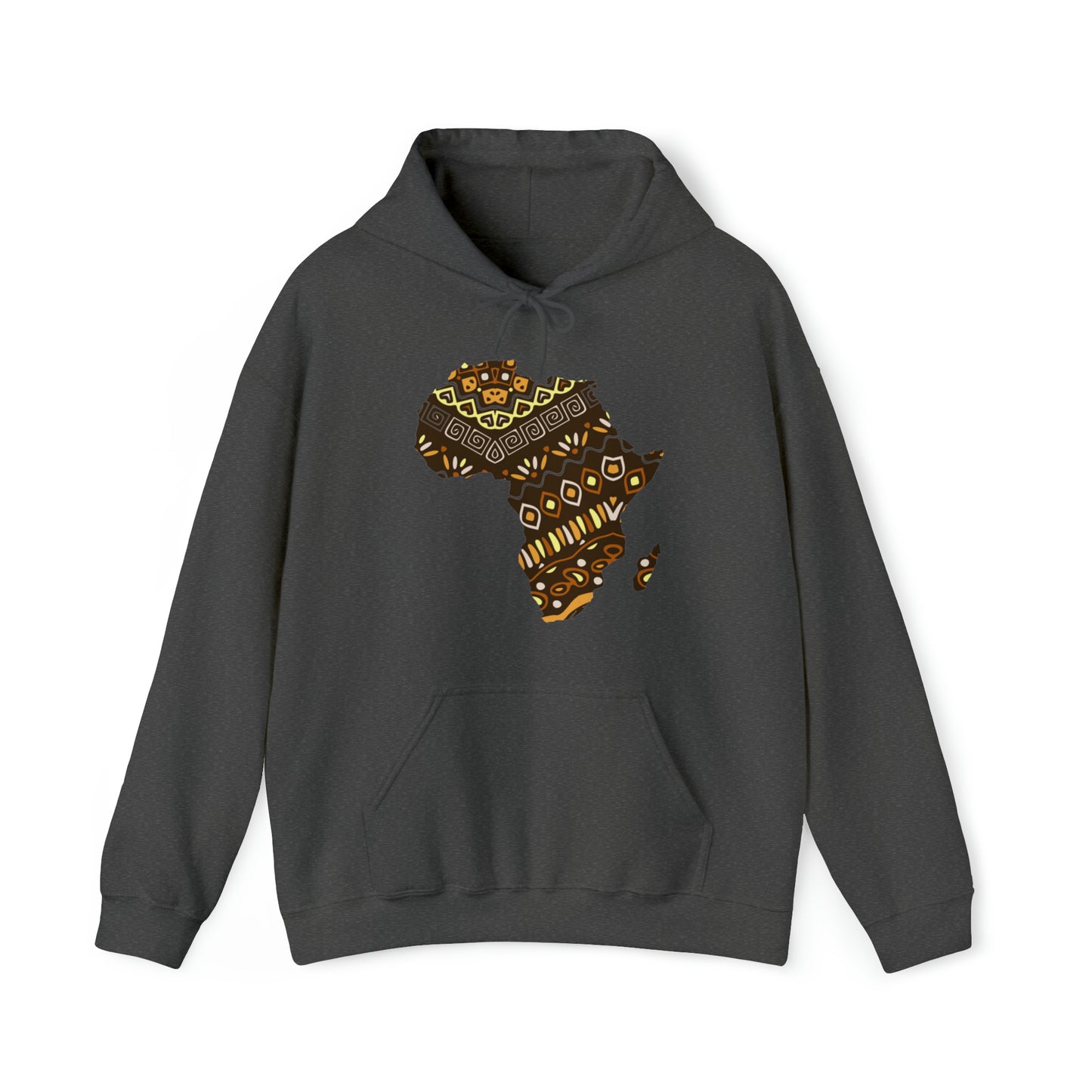 Sahara African Print Map Unisex Hoodie Sweatshirt