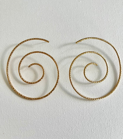 Sima Spiral Earrings