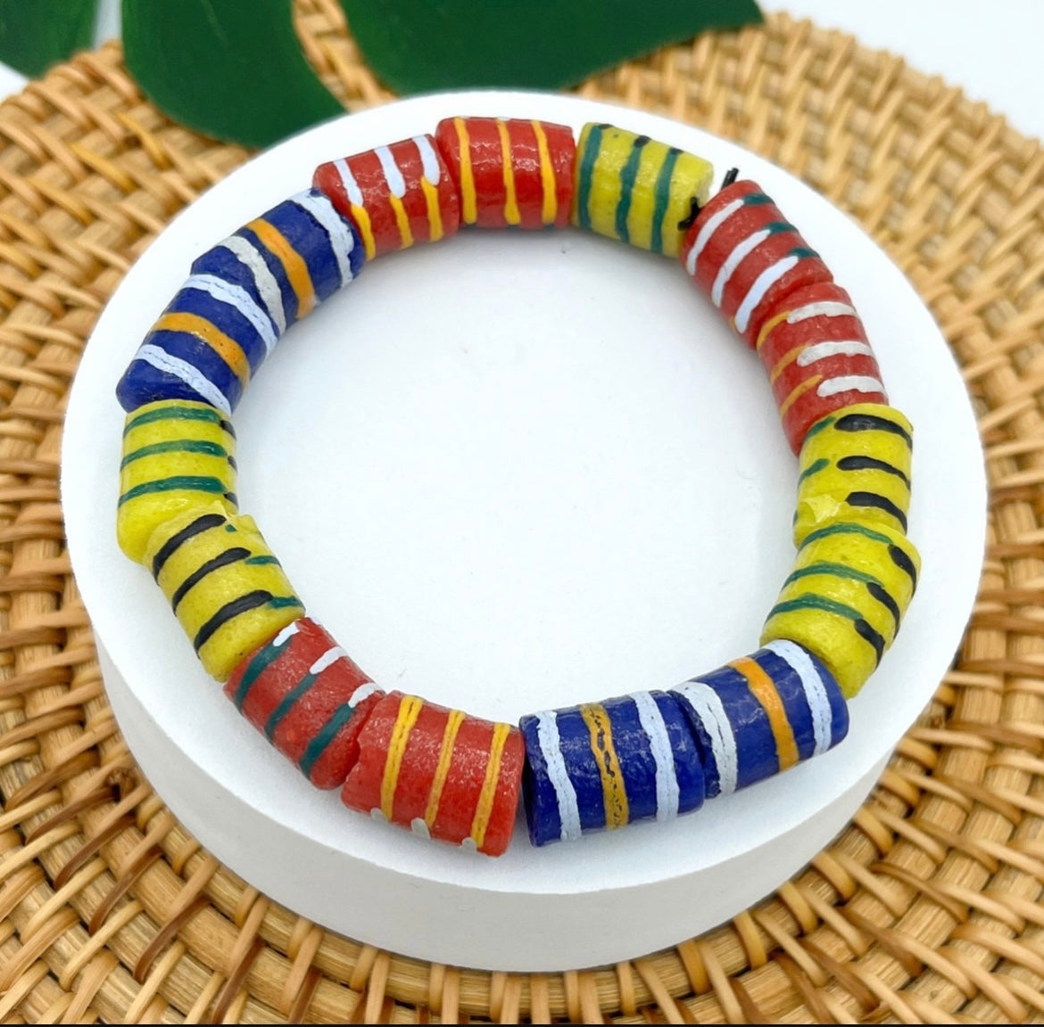 Afi Krobo Trade Beads Bracelet