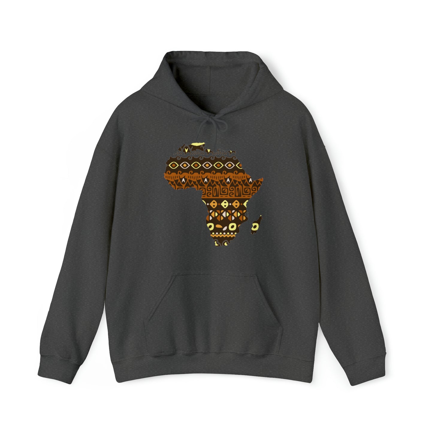 Sahara African Print Map Unisex Hoodie Sweatshirt