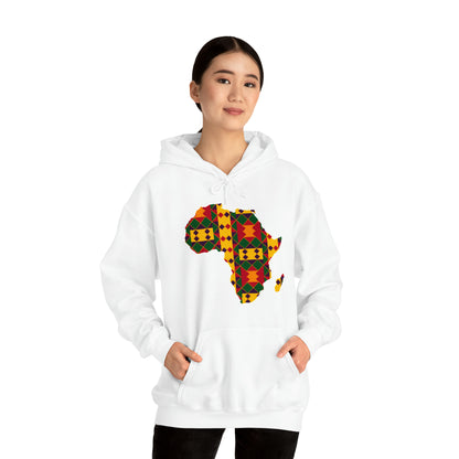 Sahara African Print Map Unisex Hoodie Sweatshirt