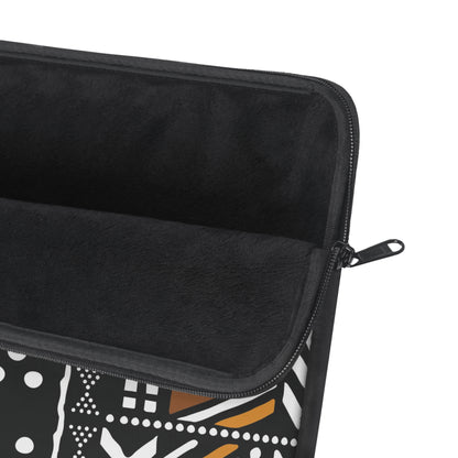 Kumba Mud Cloth Print Laptop Sleeve Bag