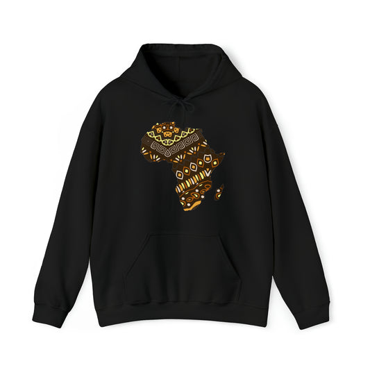 Sahara African Print Map Unisex Hoodie Sweatshirt