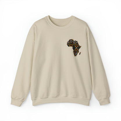 Sahara African Map Crest Unisex Sweatshirt
