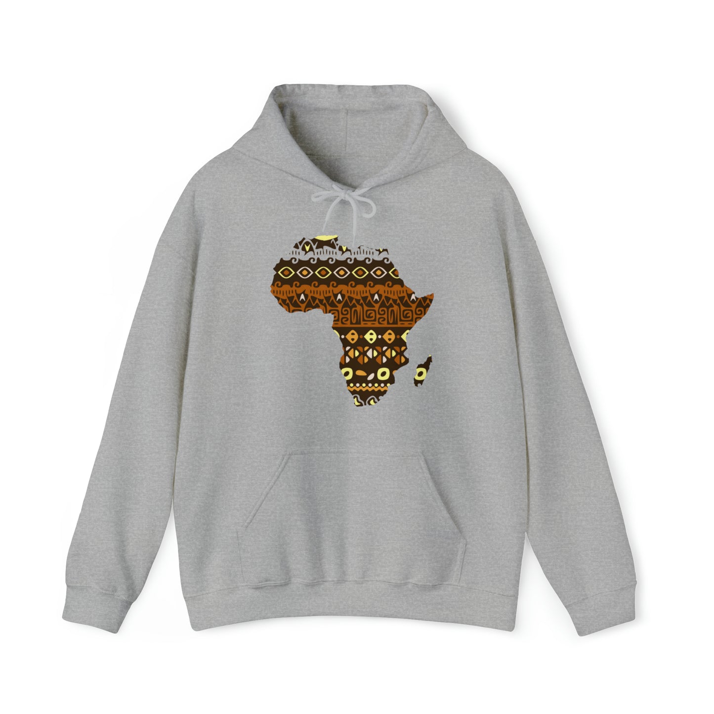 Sahara African Print Map Unisex Hoodie Sweatshirt
