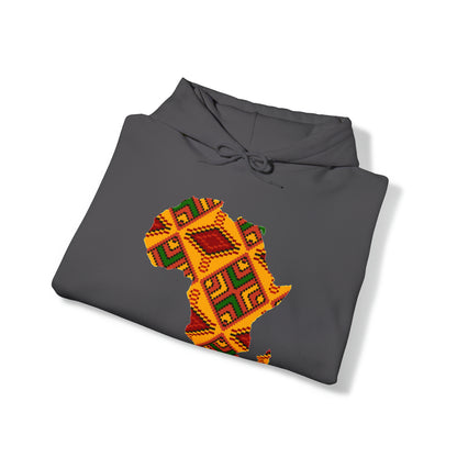 Sahara African Print Map Unisex Hoodie Sweatshirt