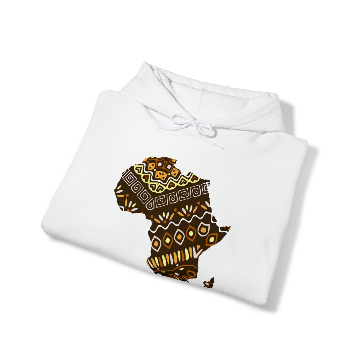 Sahara African Print Map Unisex Hoodie Sweatshirt