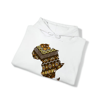 Sahara African Print Map Unisex Hoodie Sweatshirt