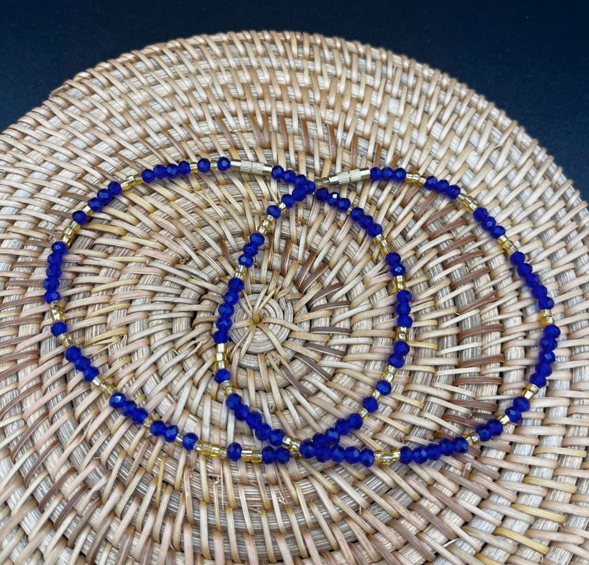 Aima Royal Blue Anklet