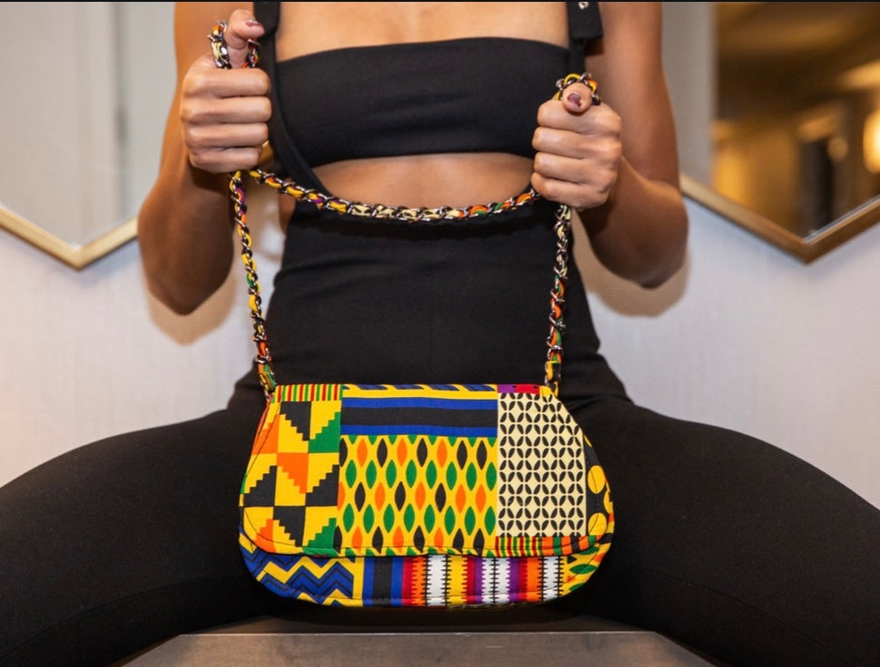 Nasara Kente African Print Bag