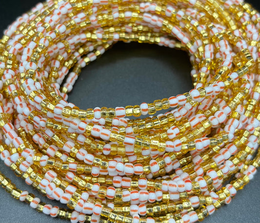 Peppermint Tie On Waist Beads