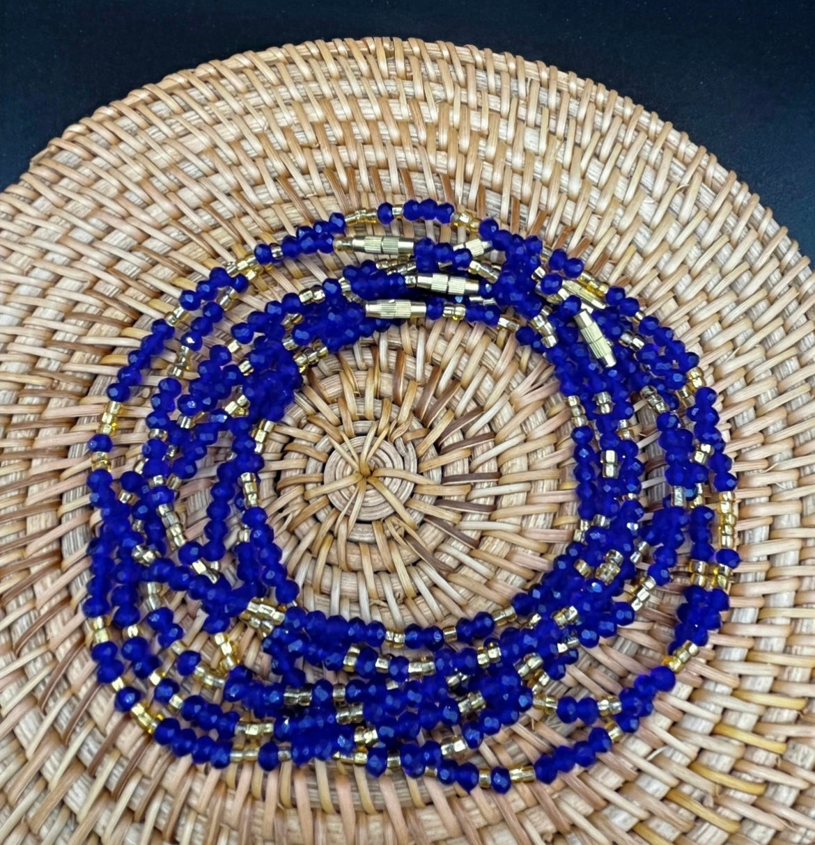 Aima Royal Blue Anklet