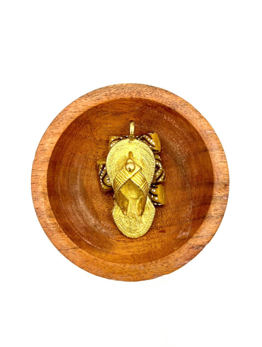 Ahenema African Brass Pendant
