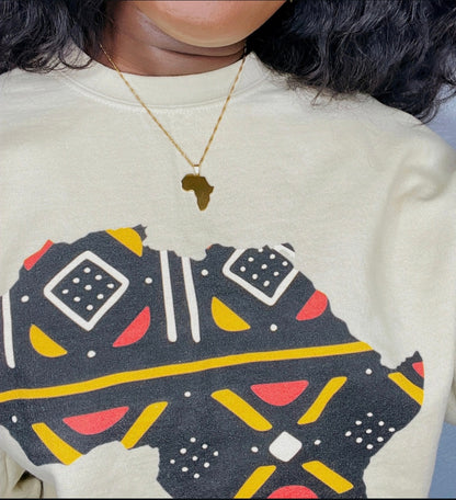 Afrika Map Necklace
