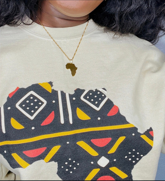 Afrika Map Necklace