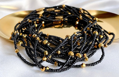 Gleaming Onyx Anklet