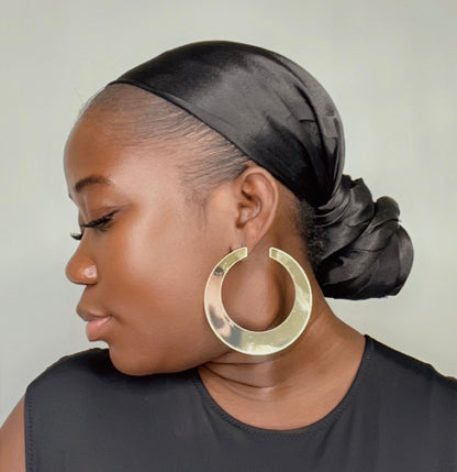 Naila Hoop Stud Earrings