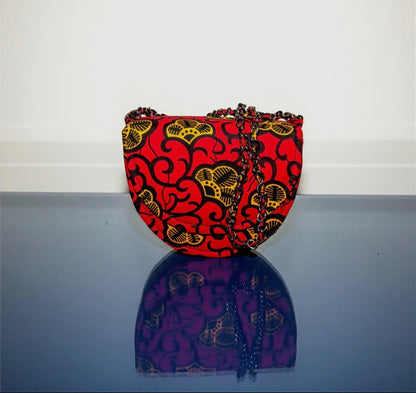 Kaki Ruby African Print Bag