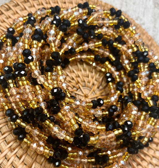 Radiant Elegance Thick Tie On Waist Beads
