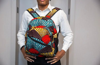 Wala African Print Backpack