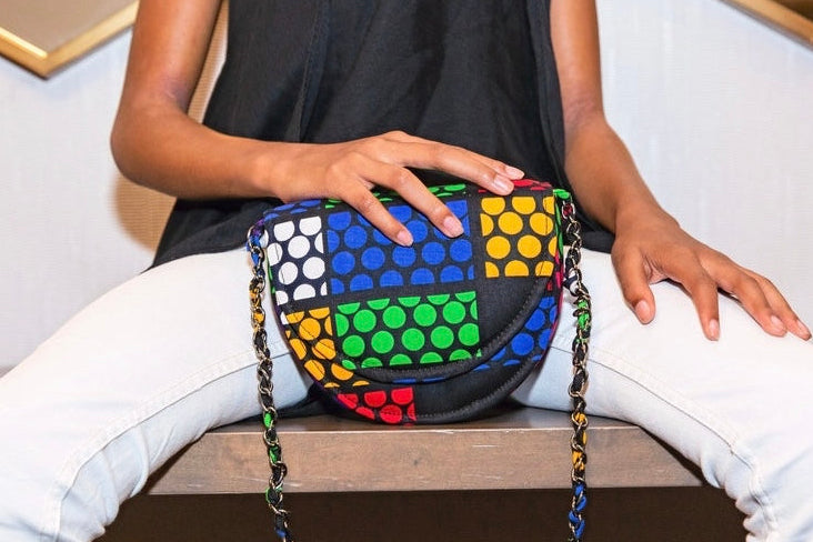 African Print Crossbody Bag