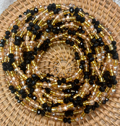 Radiant Elegance Thick Tie On Waist Beads